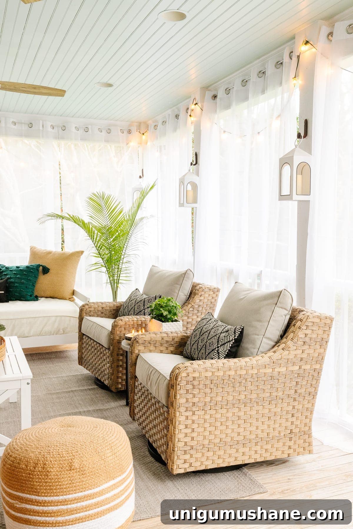How to Keep Mosquitoes Off Your Porch and Patio 3 back porch mosquito net curtains
