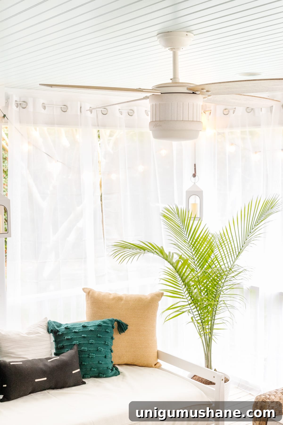 How to Keep Mosquitoes Off Your Porch and Patio 8 outdoor ceiling fan on a back porch