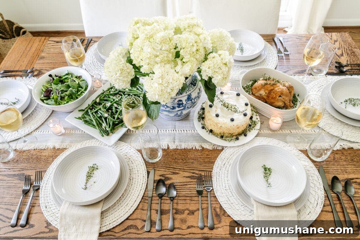 Stylish Dining Table Decor Ideas and Affordable Dinnerware 5 Mother's Day tablescape with modern traditional style