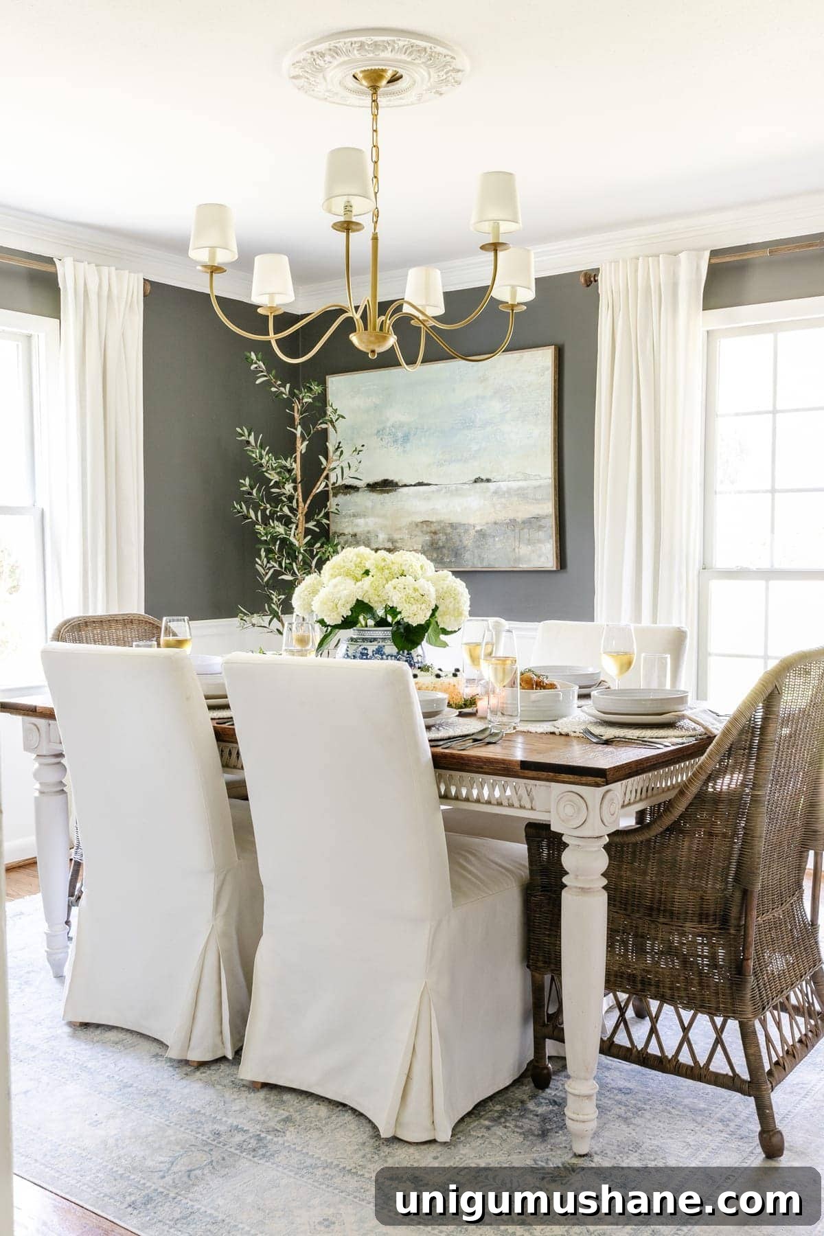 Scenic Wall Murals for Classic Home Decor 3 dining room