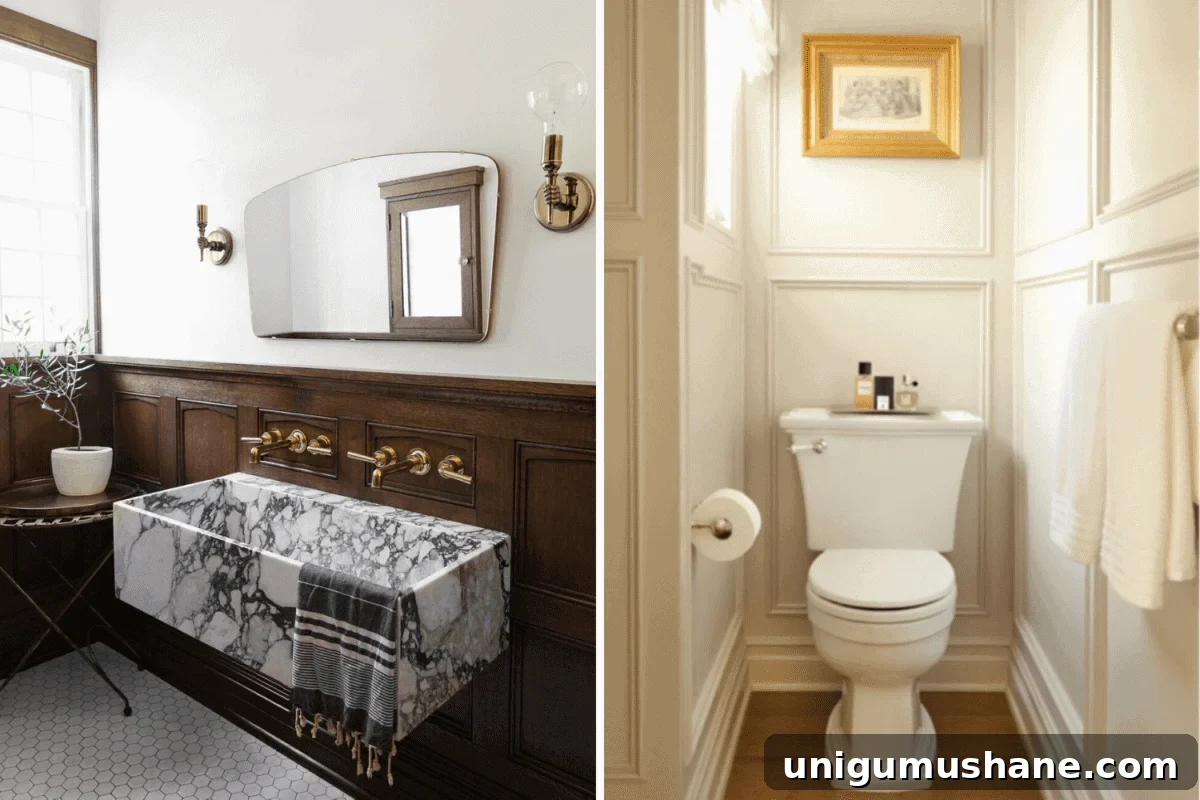 Most Popular Bathroom Designs: 10,000 Followers' Picks 2 double sink vs toilet closet in a bathroom