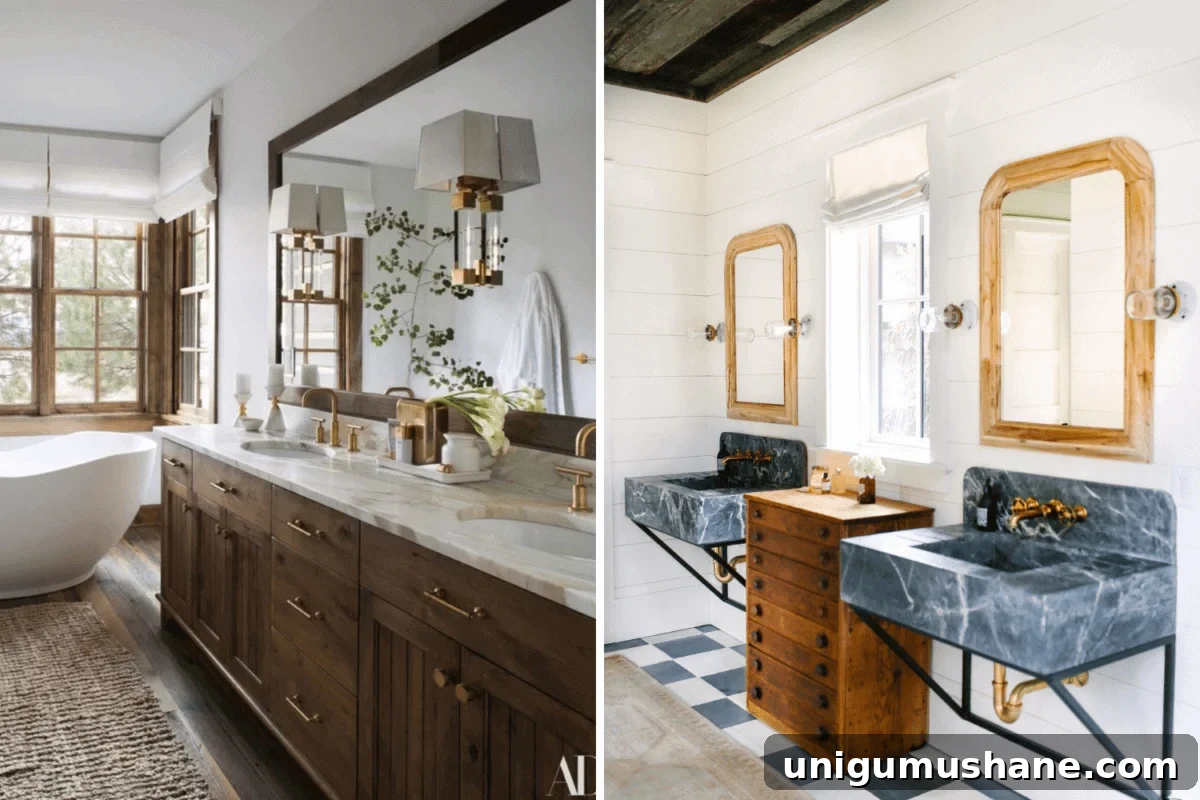 Most Popular Bathroom Designs: 10,000 Followers' Picks 14 large mirror vs double mirrors in a bathroom