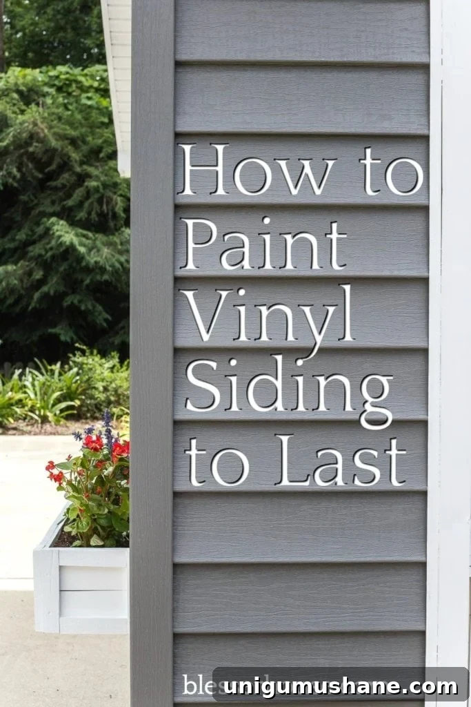 how to paint vinyl siding
