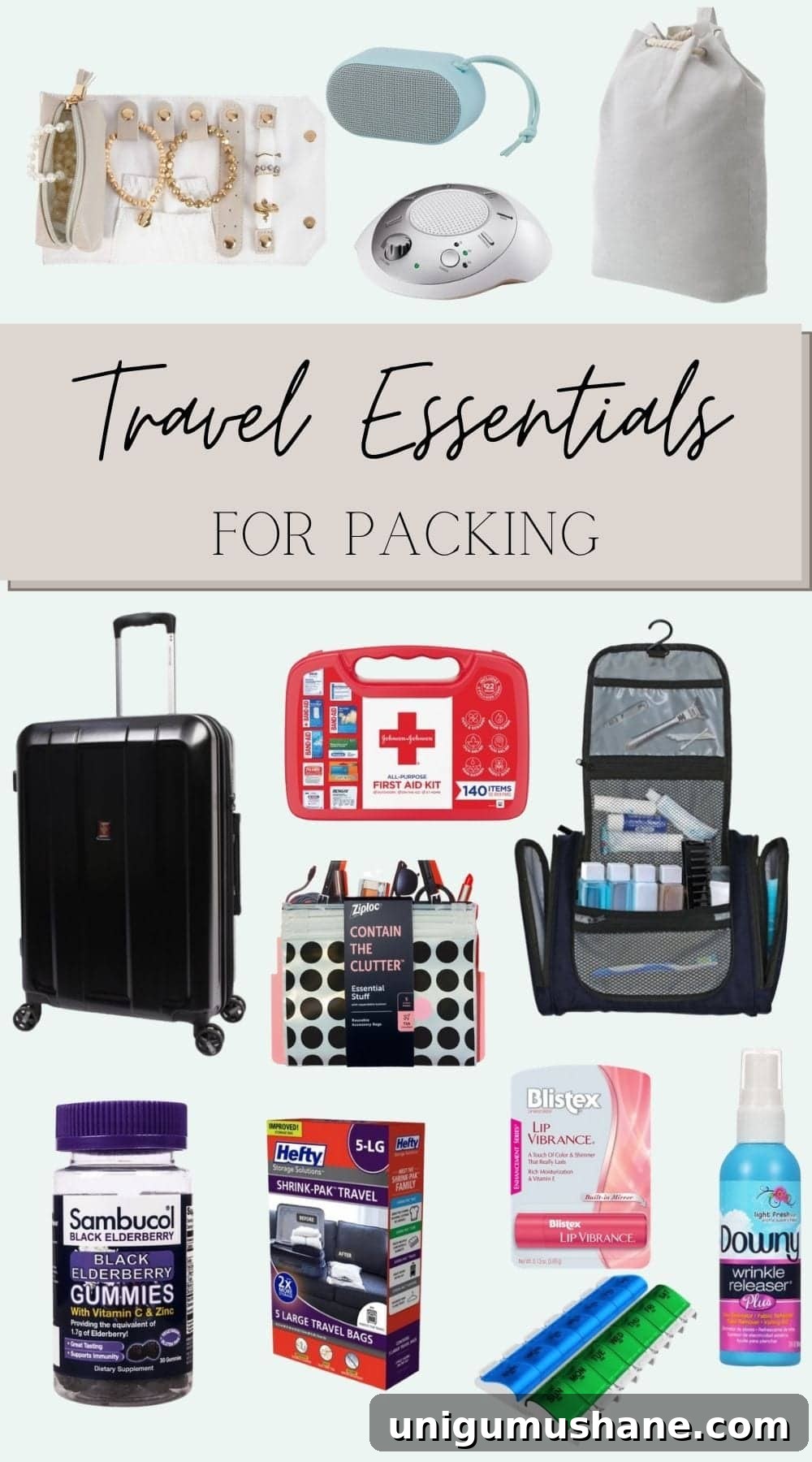 Printable Road Trip Checklist with Packing Essentials 6 travel essentials for packing