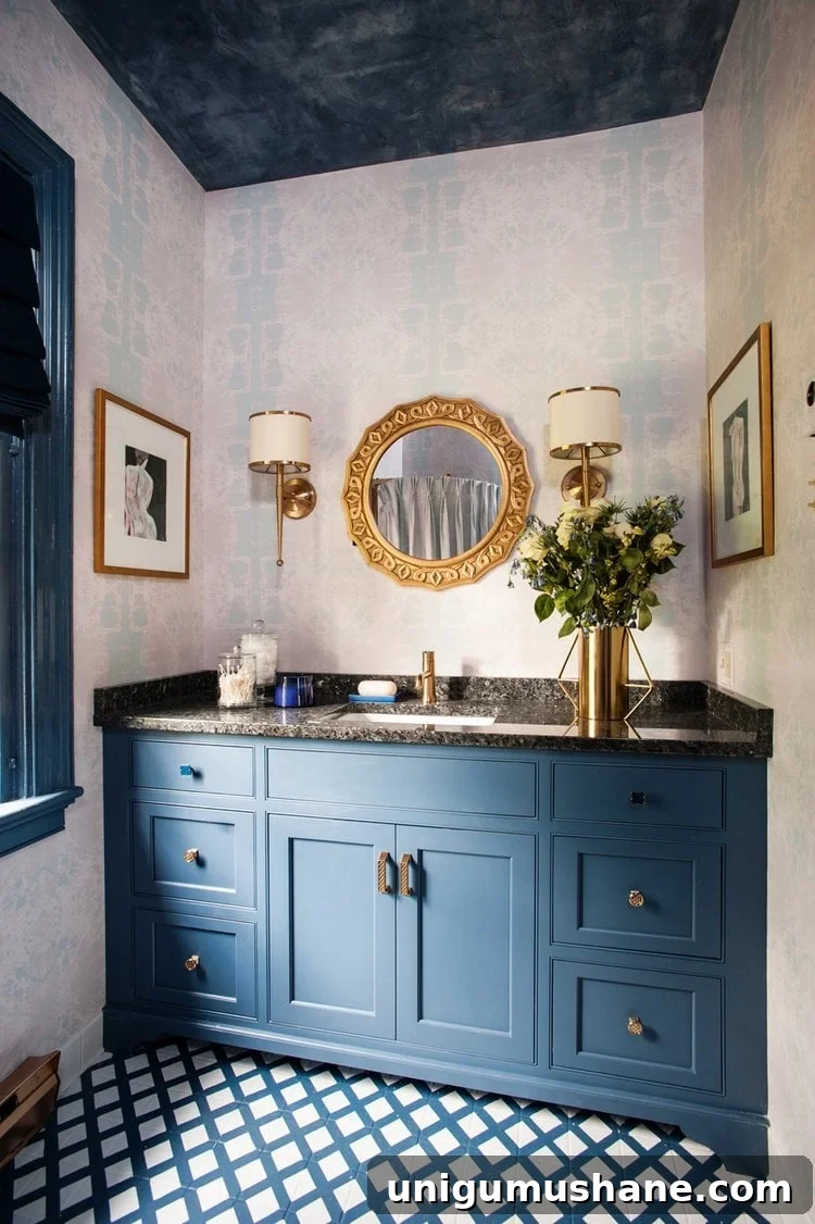 Designer-Recommended Navy Blue Paint Colors 11 Benjamin Moore Van Deusen Blue - Melissa Mathe Interior Design
