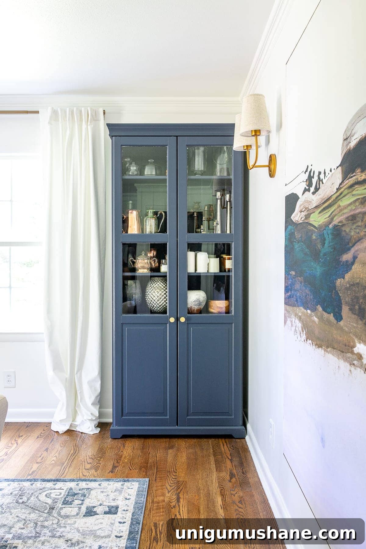 Designer-Recommended Navy Blue Paint Colors 5 Benjamin Moore Hale Navy - navy blue cabinet color in home office
