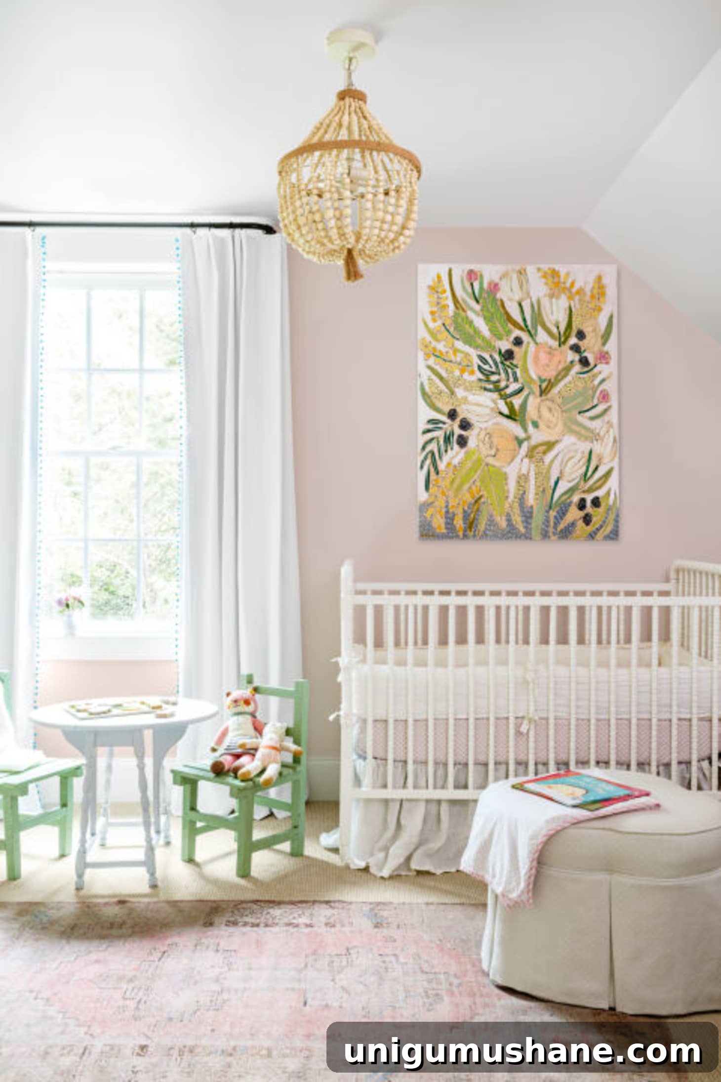 Blush Pink Paint Colors for Interiors: Recommended Shades 8 Sherwin Williams Intimate White - pink nursery