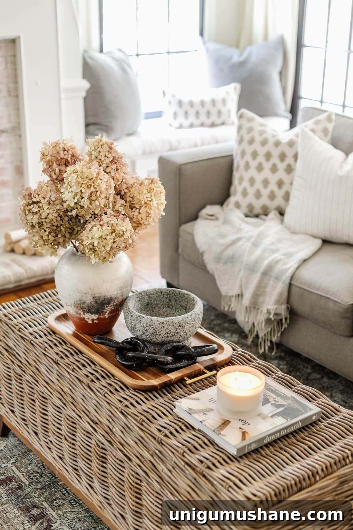 12 Budget-Friendly Fall Decor Ideas for a Luxe Look 3 dried hydrangeas for fall decor