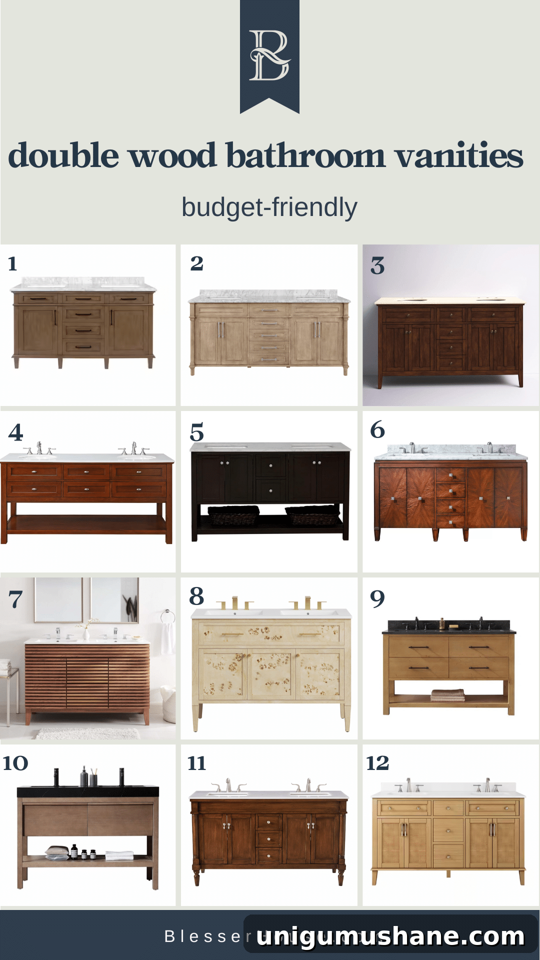 Wood Bathroom Vanities: Styles and Prices for Any Budget 8 double wood bathroom vanities under $2000