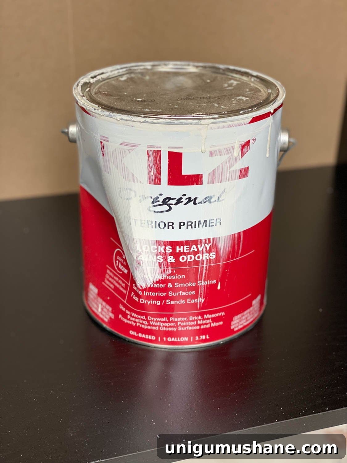 Painting Laminate Furniture: Regan's Room Makeover 5 how to paint laminate furniture - use oil based primer