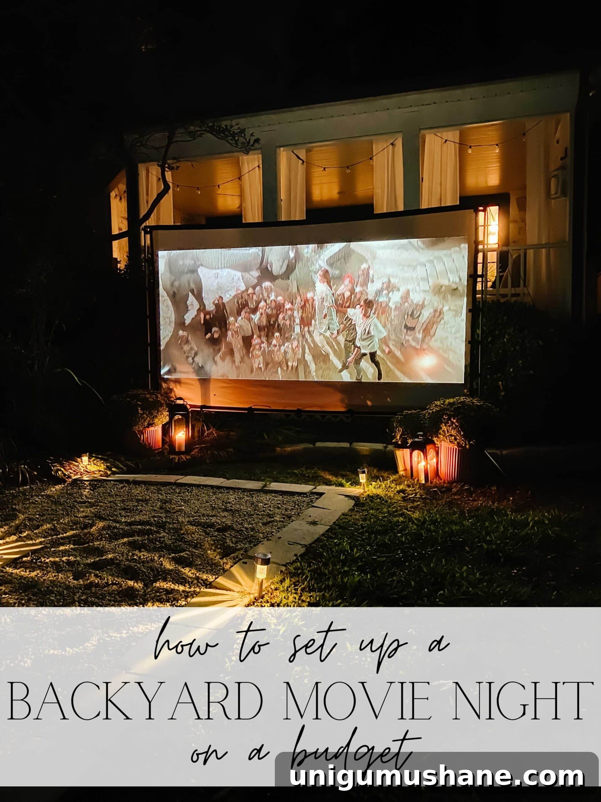 How to Host a Backyard Movie Night on a Budget 2 The best outdoor projector screen, movie projector, and streaming device to set up a backyard movie night for less than $400.