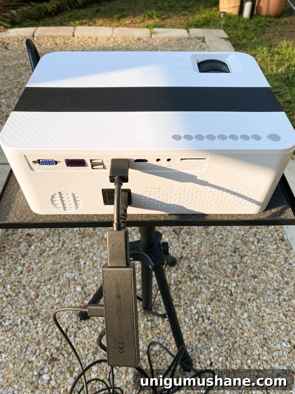 How to Host a Backyard Movie Night on a Budget 5 How to stream movies for a backyard movie night on an outdoor projector screen
