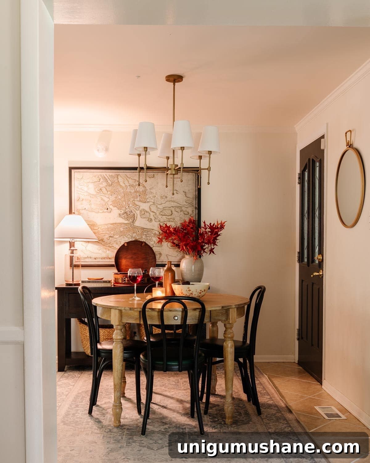 Relaxing Music Playlist for a Cozy Home 3 cozy dining room decorated for fall