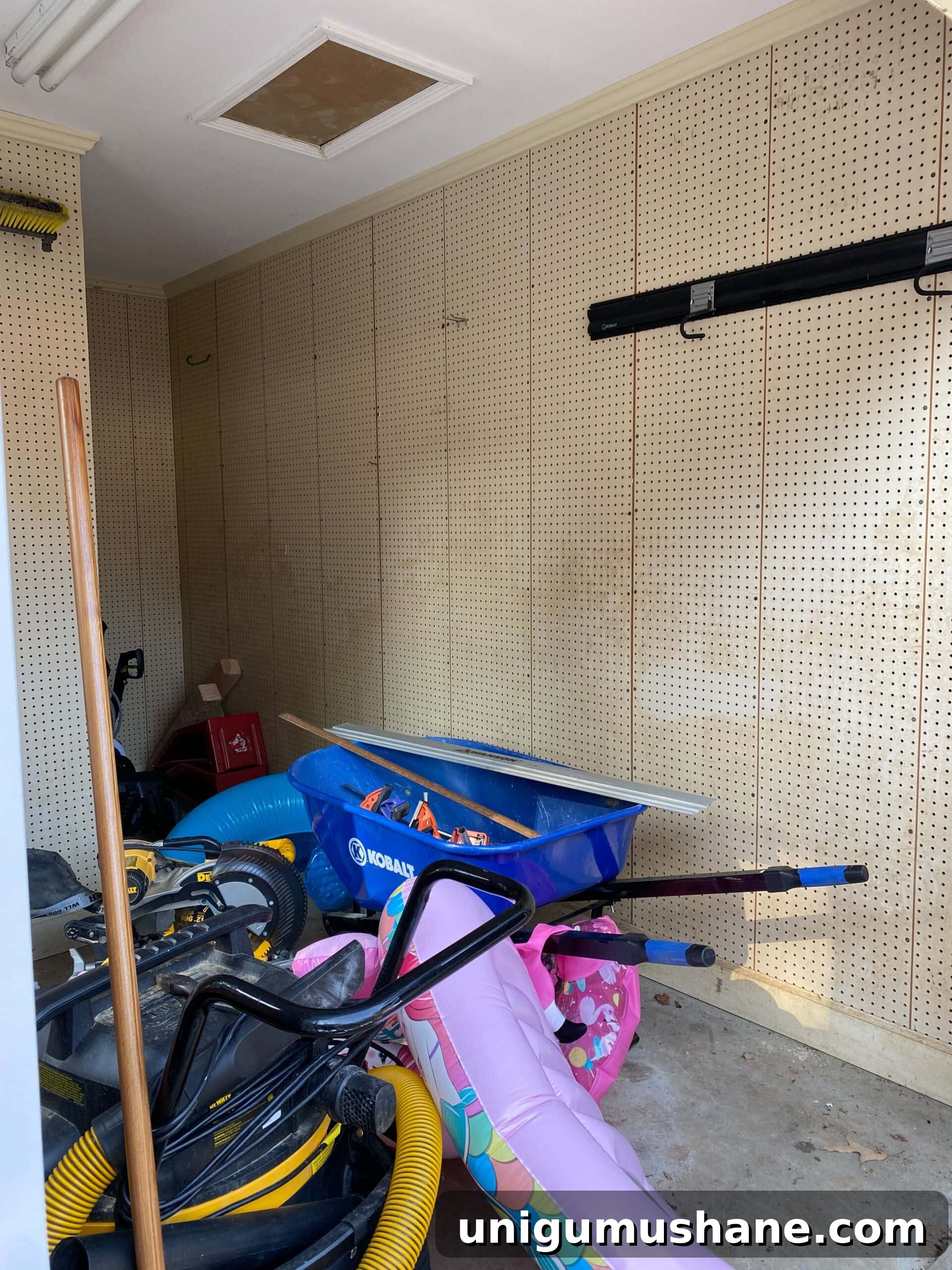gym shed before