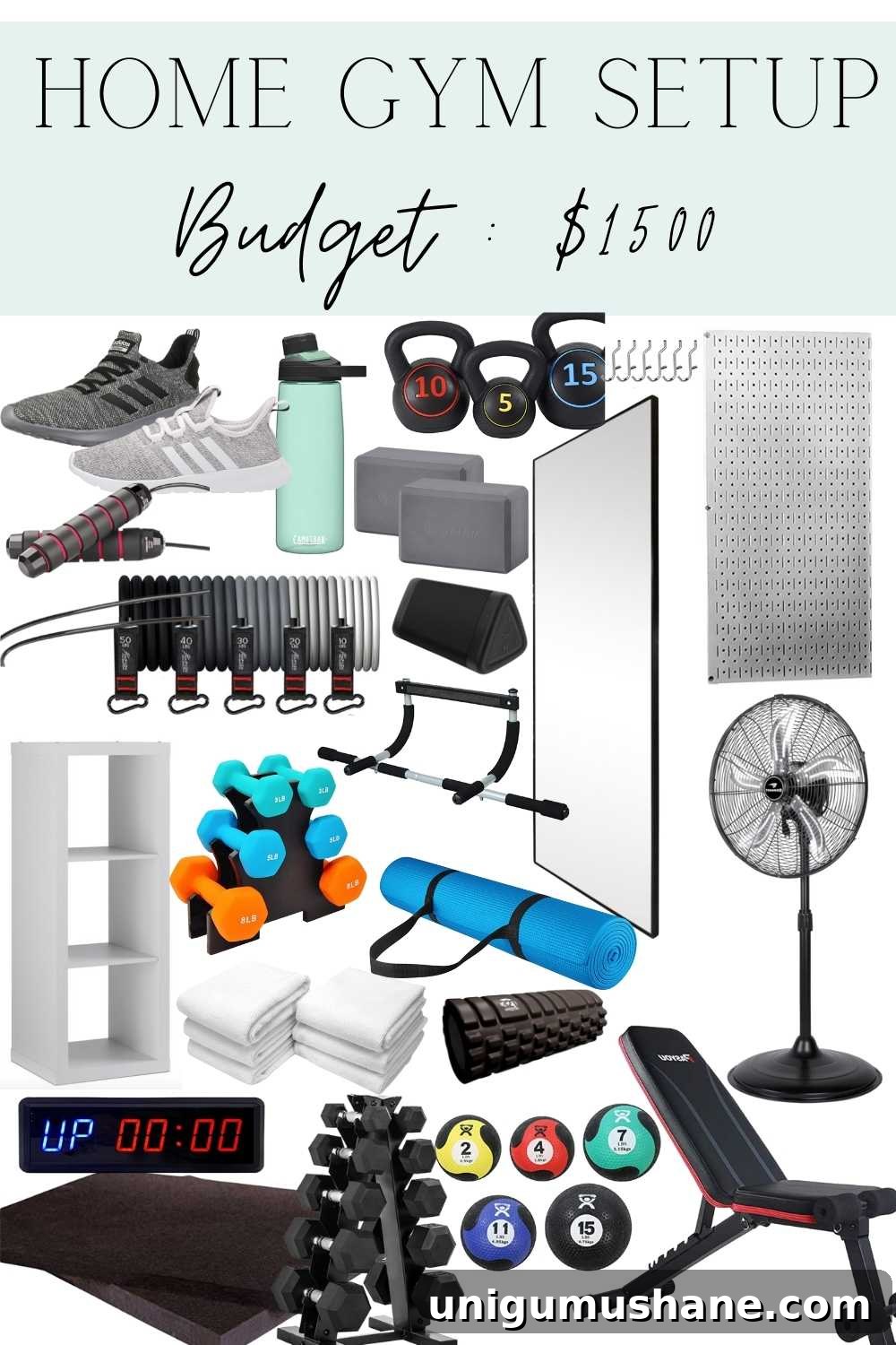 Build a Home Gym Step-by-Step on Any Budget 6 home gym equipment setup for $1500