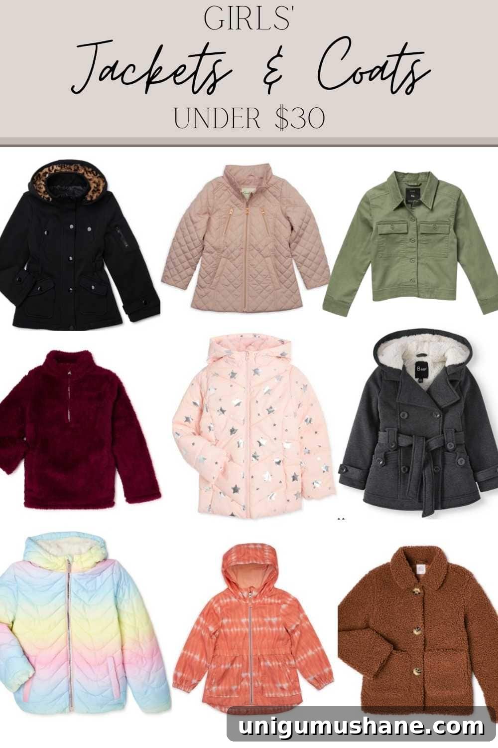Stylish Fall Jackets and Coats for the Whole Family Under $60 5 fall jackets and coats for girls under $30