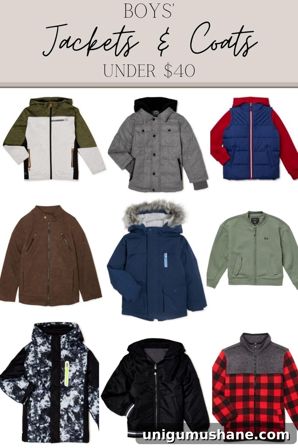 Stylish Fall Jackets and Coats for the Whole Family Under $60 6 fall jackets and coats for boys under $40