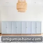 Romabio Carolina Sky - blue grey paint color in playroom