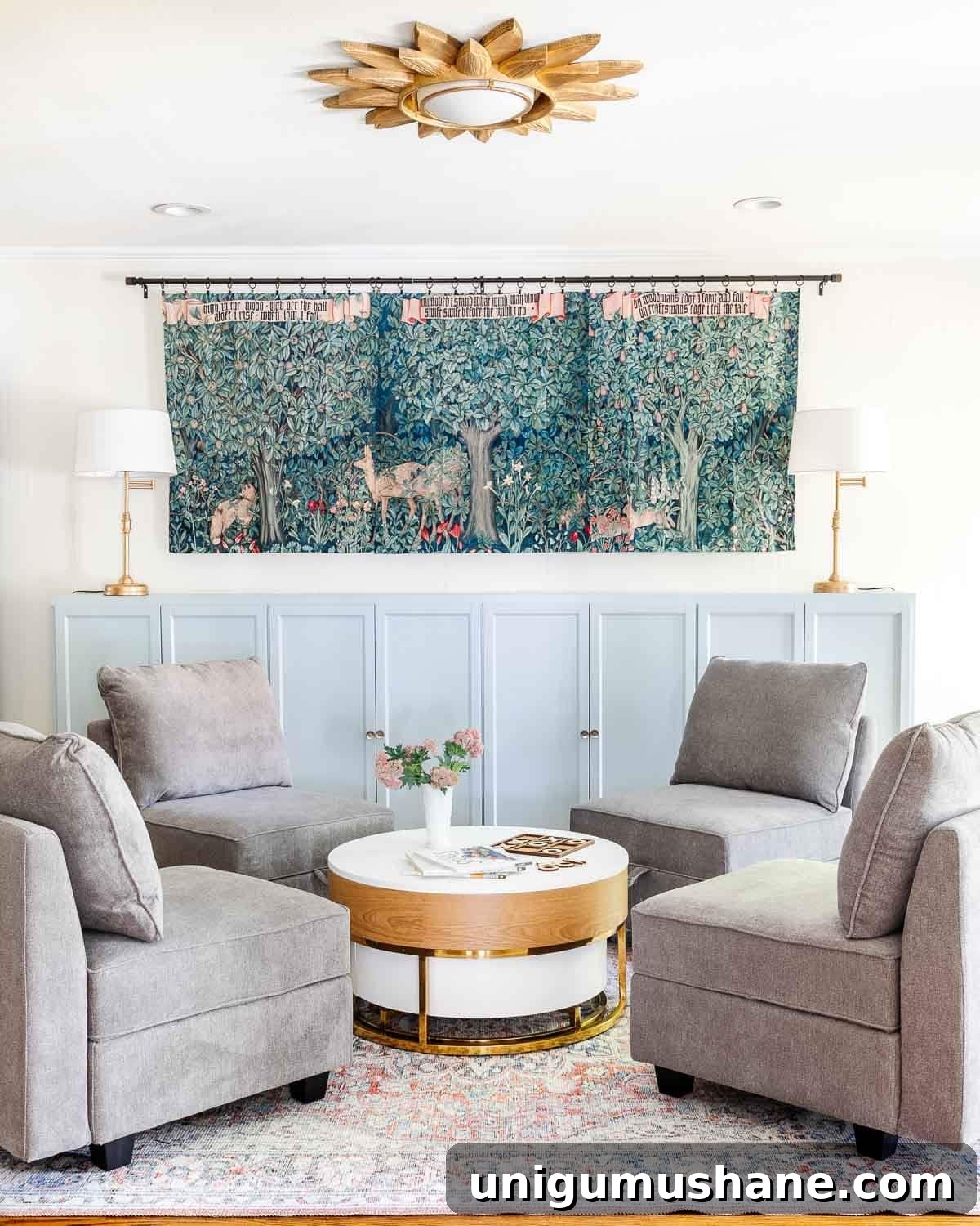 20 Machine Washable Rugs for Every Room 7 blush washable rug in a playroom