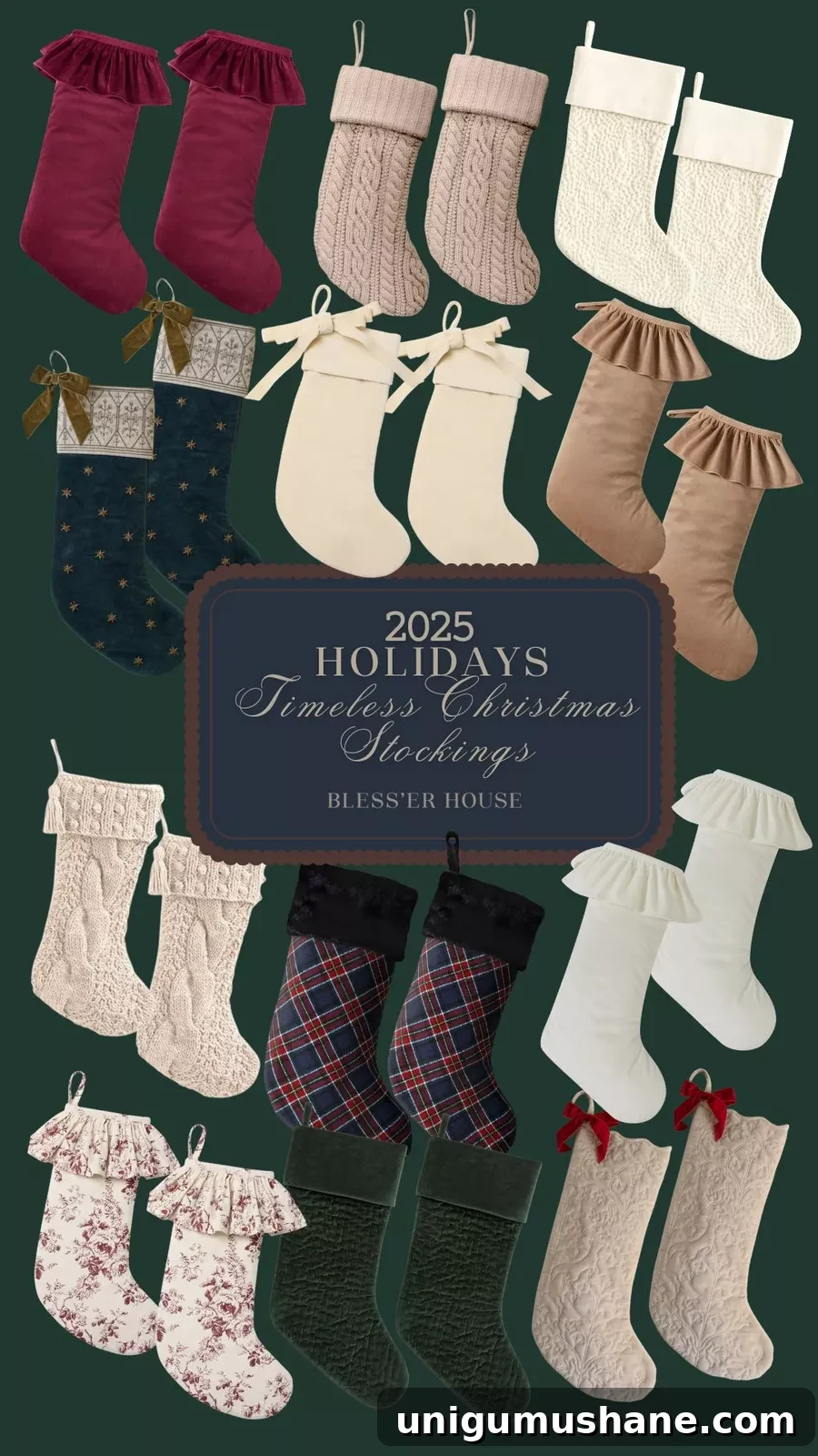 Timeless Vintage Christmas Decor Ideas for Lasting Holiday Charm 10 vintage christmas stockings