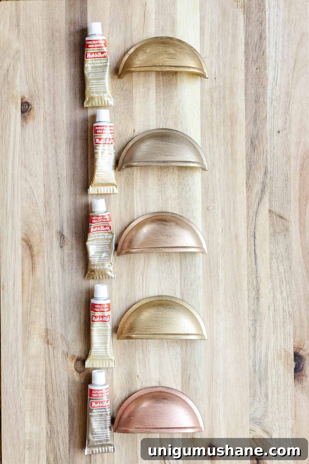 Rub n Buff Color Guide: Tested Shades and Step-by-Step Tutorial 9 testing rub n buff gold colors