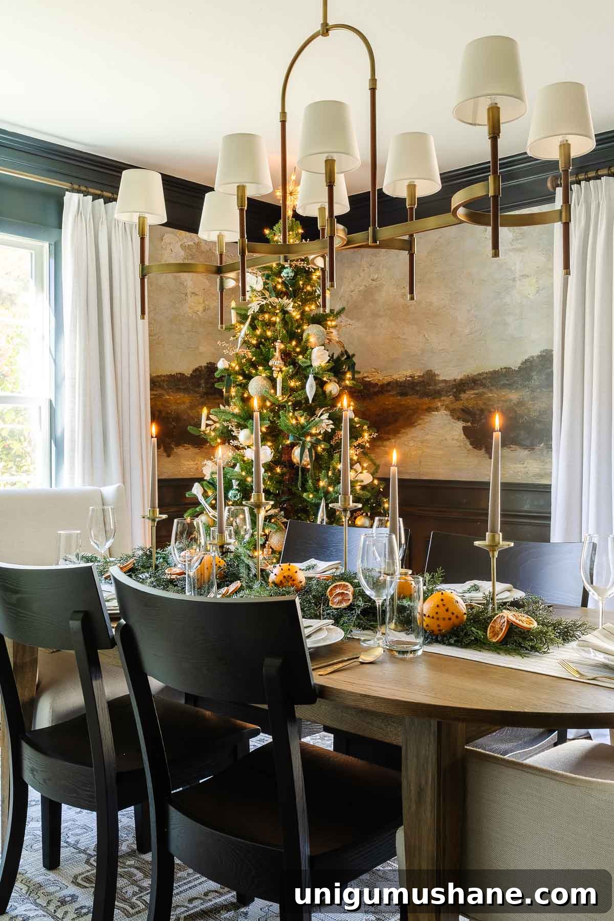 Christmas dining room 