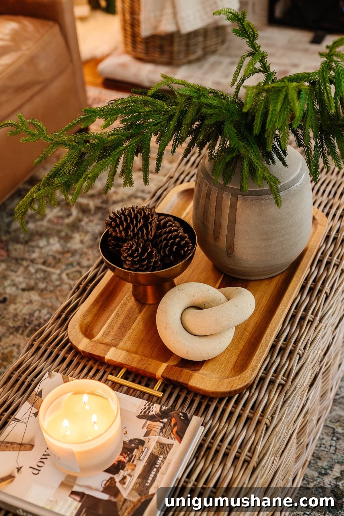Holiday Housewalk 2021: Traditional Christmas Decorating Ideas 27 neutral after Christmas winter decor