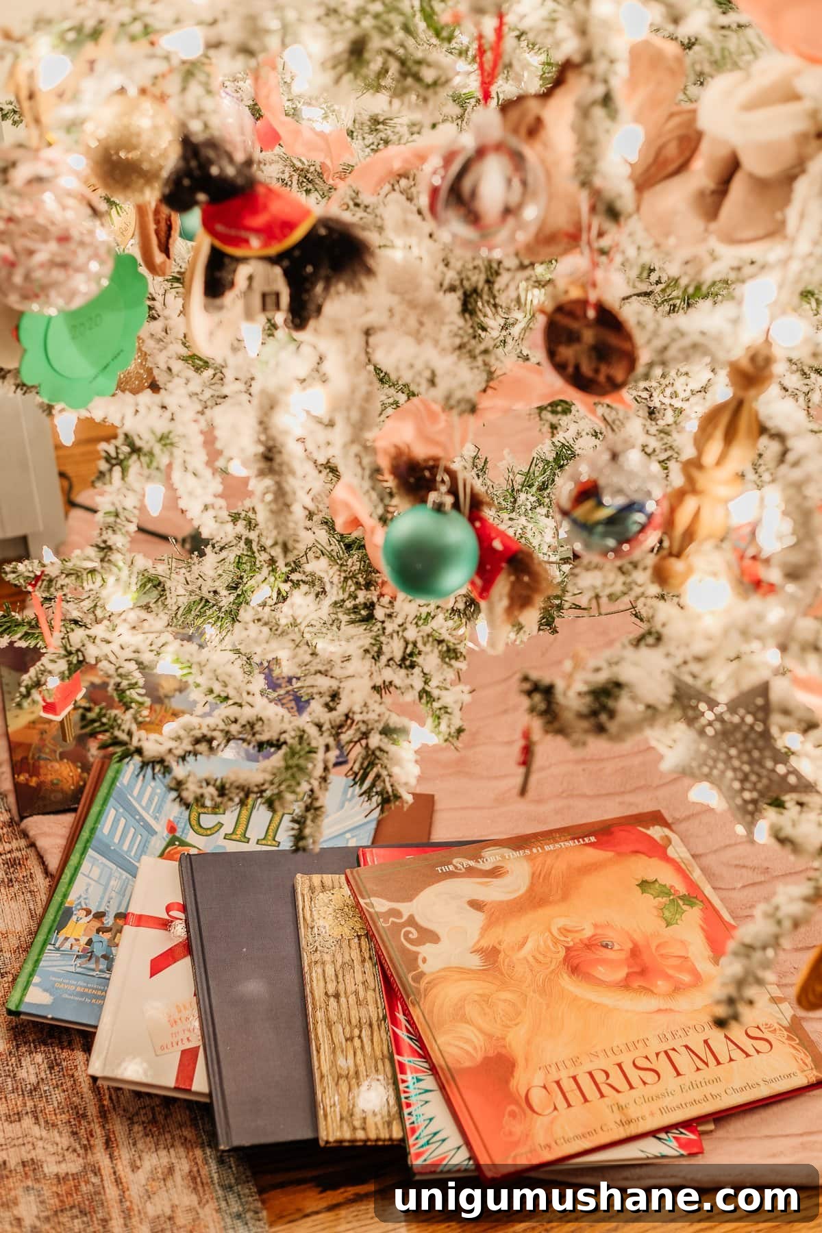 Christmas Candlelight Home Tour: Cozy Holiday Decor Ideas 21 playroom Christmas tree at night