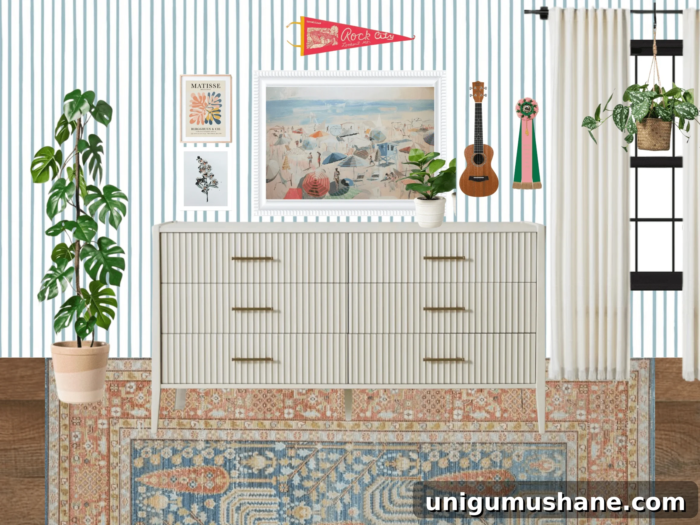 3 Stylish Shared Bedroom Ideas for Teenage Girls 5 teenage girl bedroom idea 1 - preppy eclectic