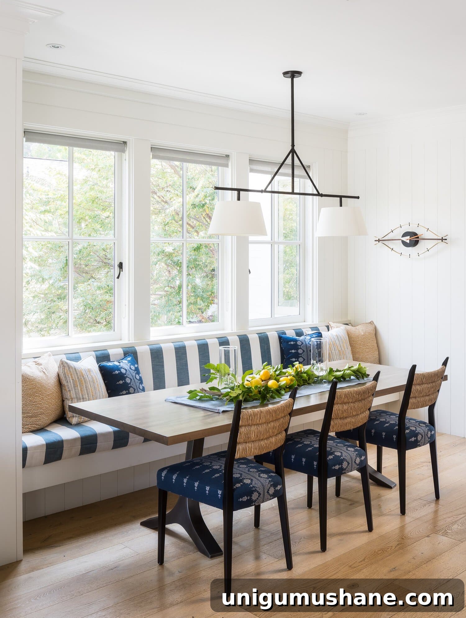 Breakfast Nook Design Ideas and Our Kitchen Phase 1 Inspiration 15 Take Advantage of Space Under Windows for Breakfast Nook Seating