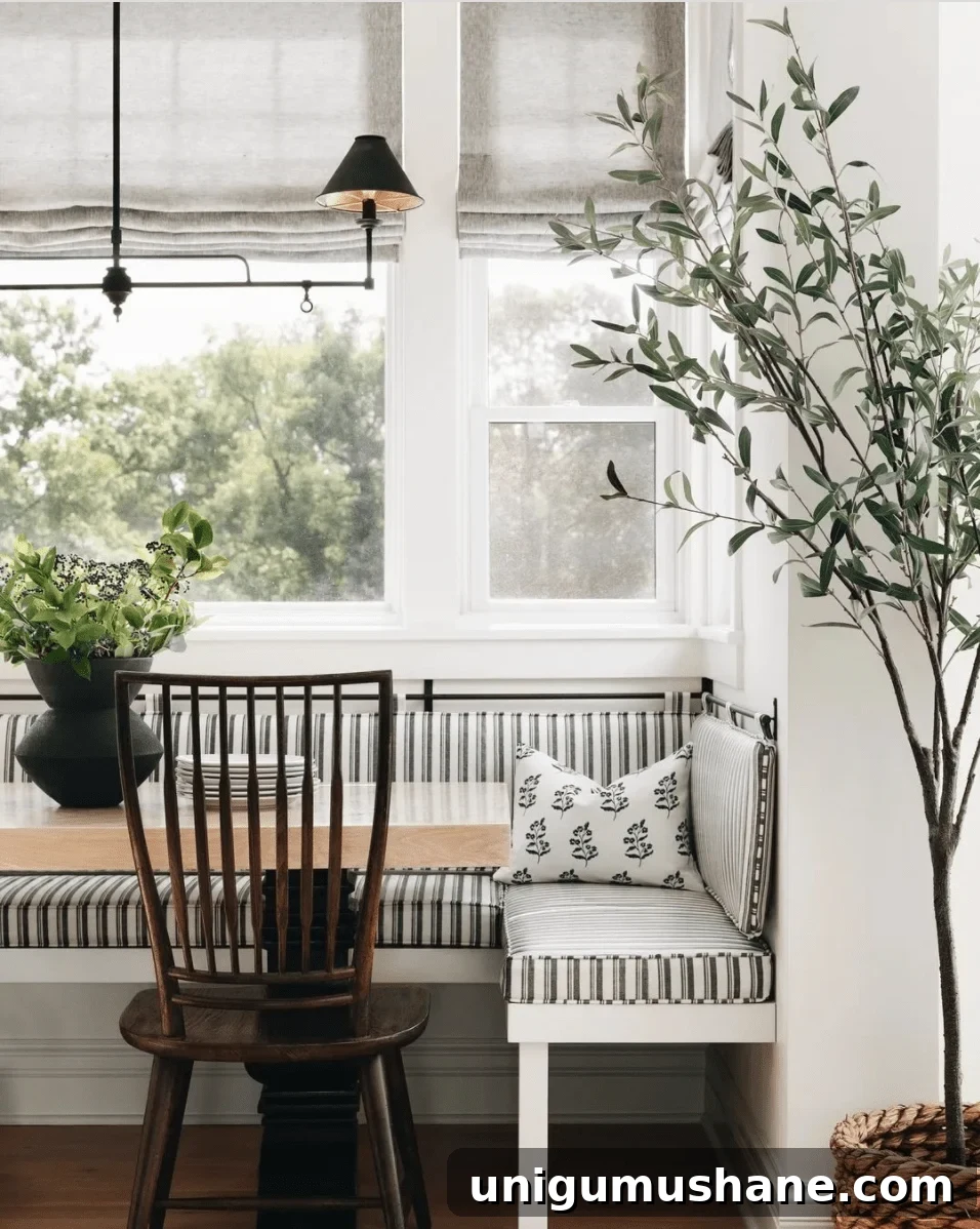 Breakfast Nook Design Ideas and Our Kitchen Phase 1 Inspiration 16 Mount a Bar for a Bench Back