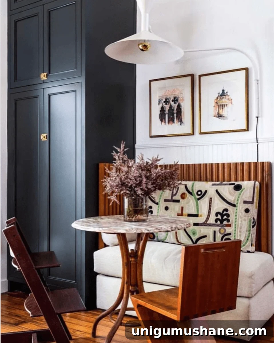 Breakfast Nook Design Ideas and Our Kitchen Phase 1 Inspiration 19 Go for Small but Mighty with Breakfast Nook Furnishings and Lighting
