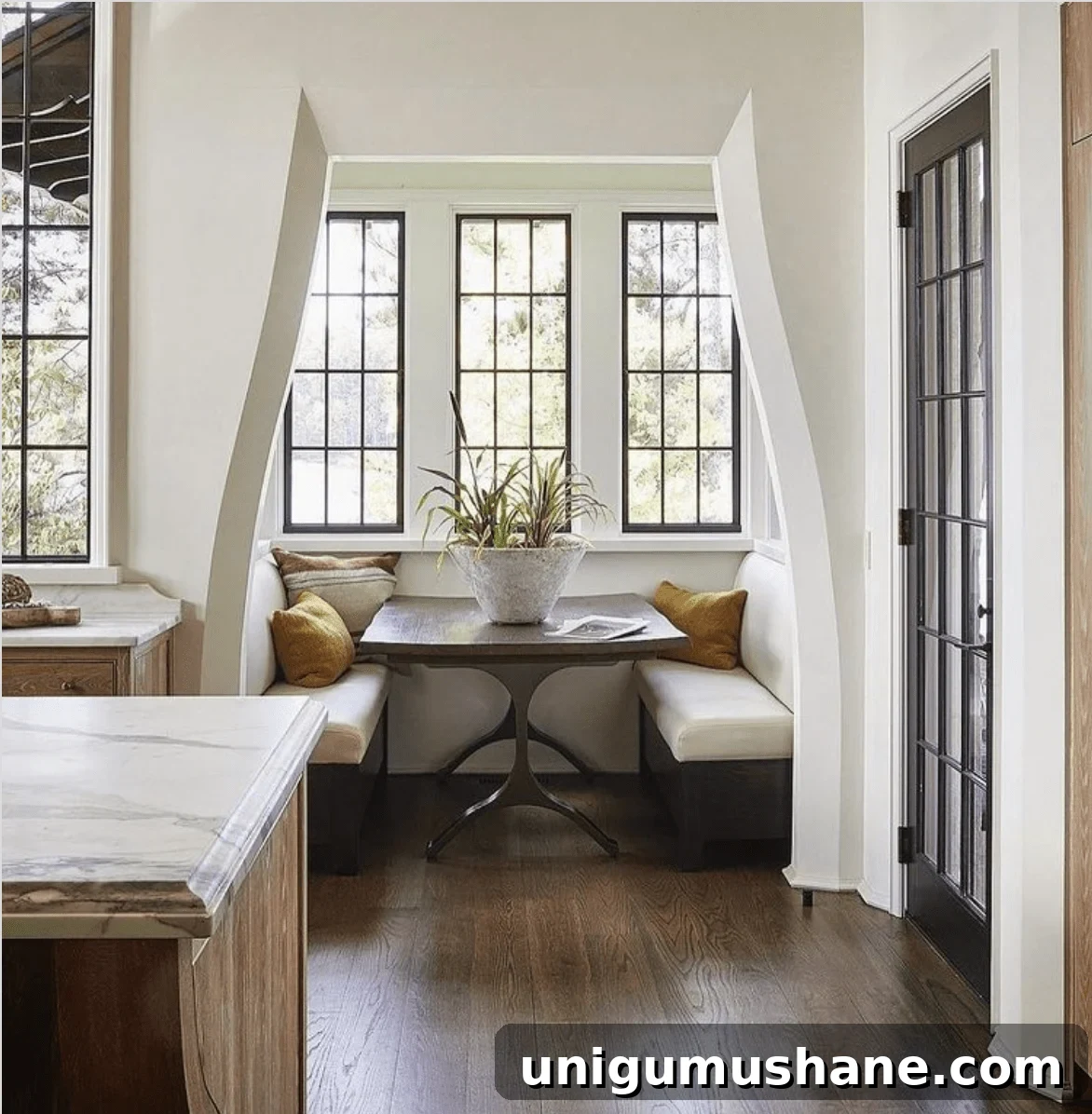 Breakfast Nook Design Ideas and Our Kitchen Phase 1 Inspiration 20 Use Walls to Define a Breakfast Nook Space