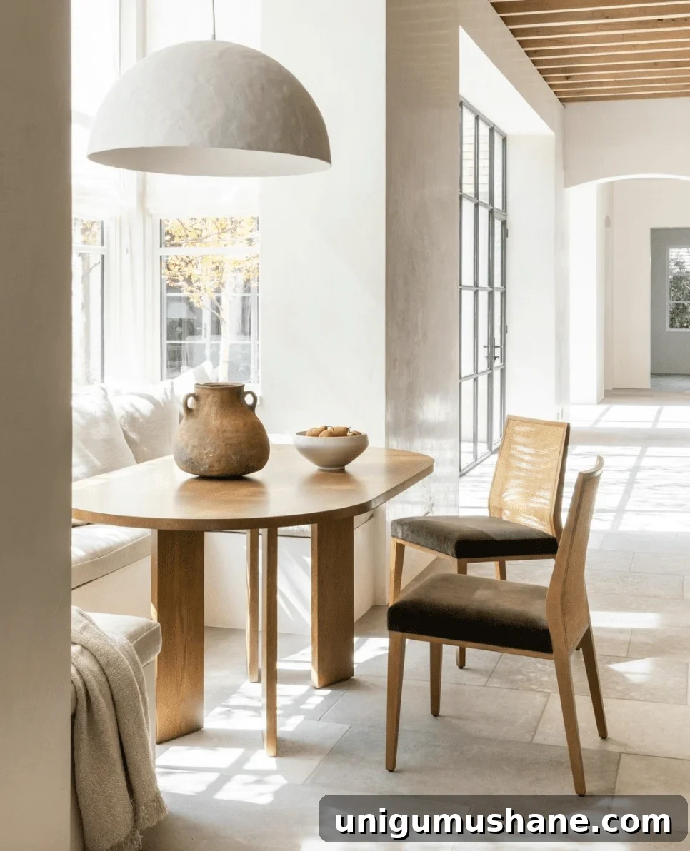 Breakfast Nook Design Ideas and Our Kitchen Phase 1 Inspiration 23 Oversize Lighting over a Dining Table