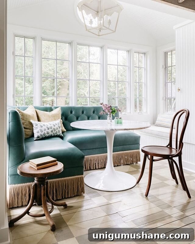 Breakfast Nook Design Ideas and Our Kitchen Phase 1 Inspiration 4 Upcycle a Restaurant Booth for a Breakfast Nook Banquette