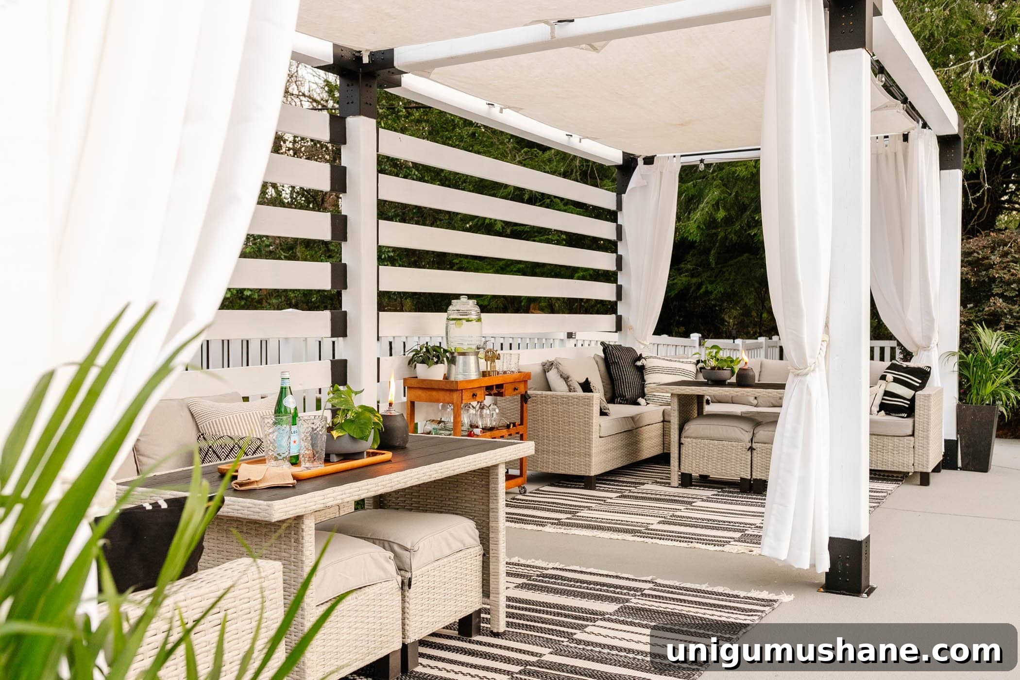 Better Homes and Gardens Patio Sets for Your Backyard 6 Walmart patio furniture in a backyard pool cabana