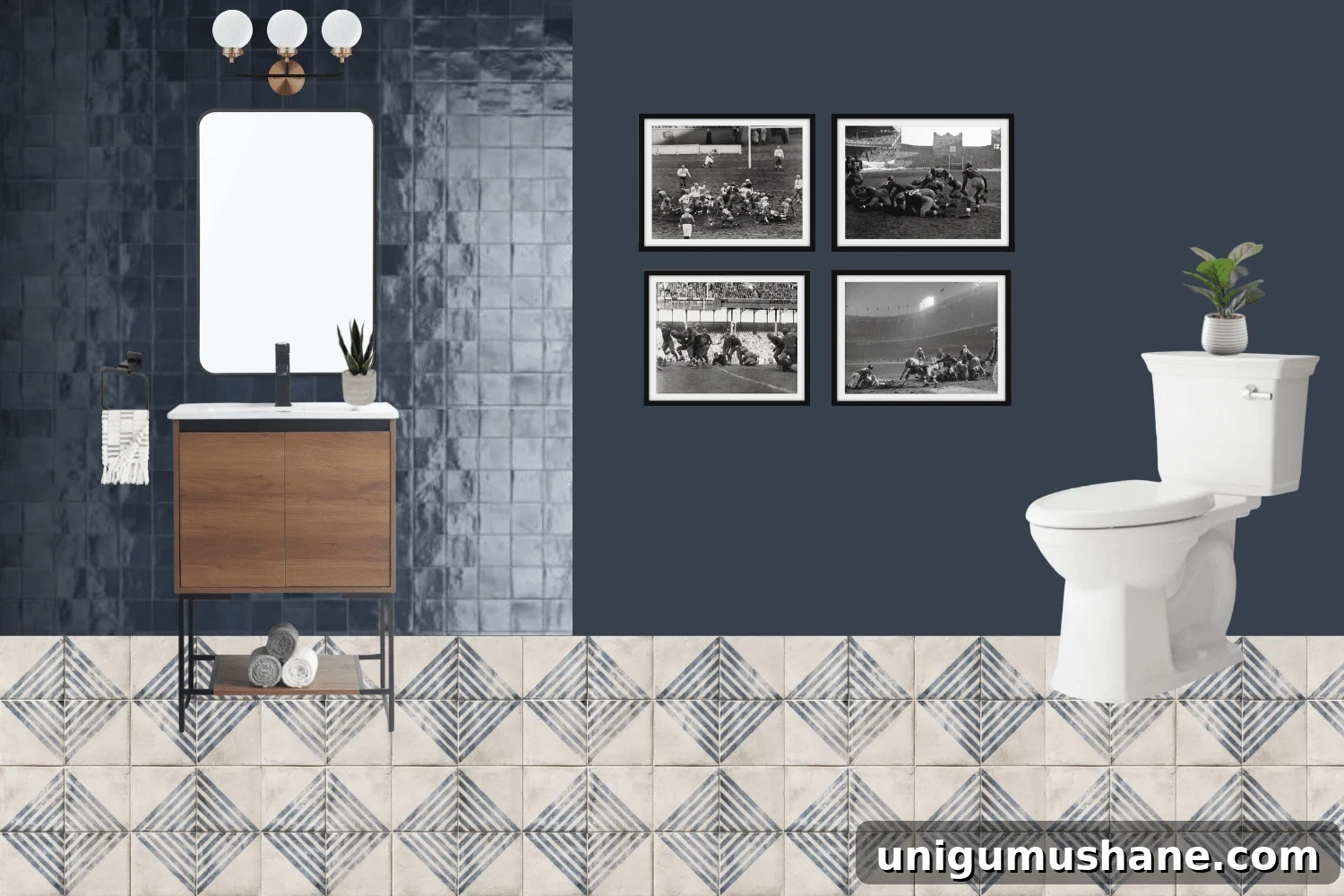 Small Modern Powder Room Makeover for Your Bachelor Pad 12 powder room mood board