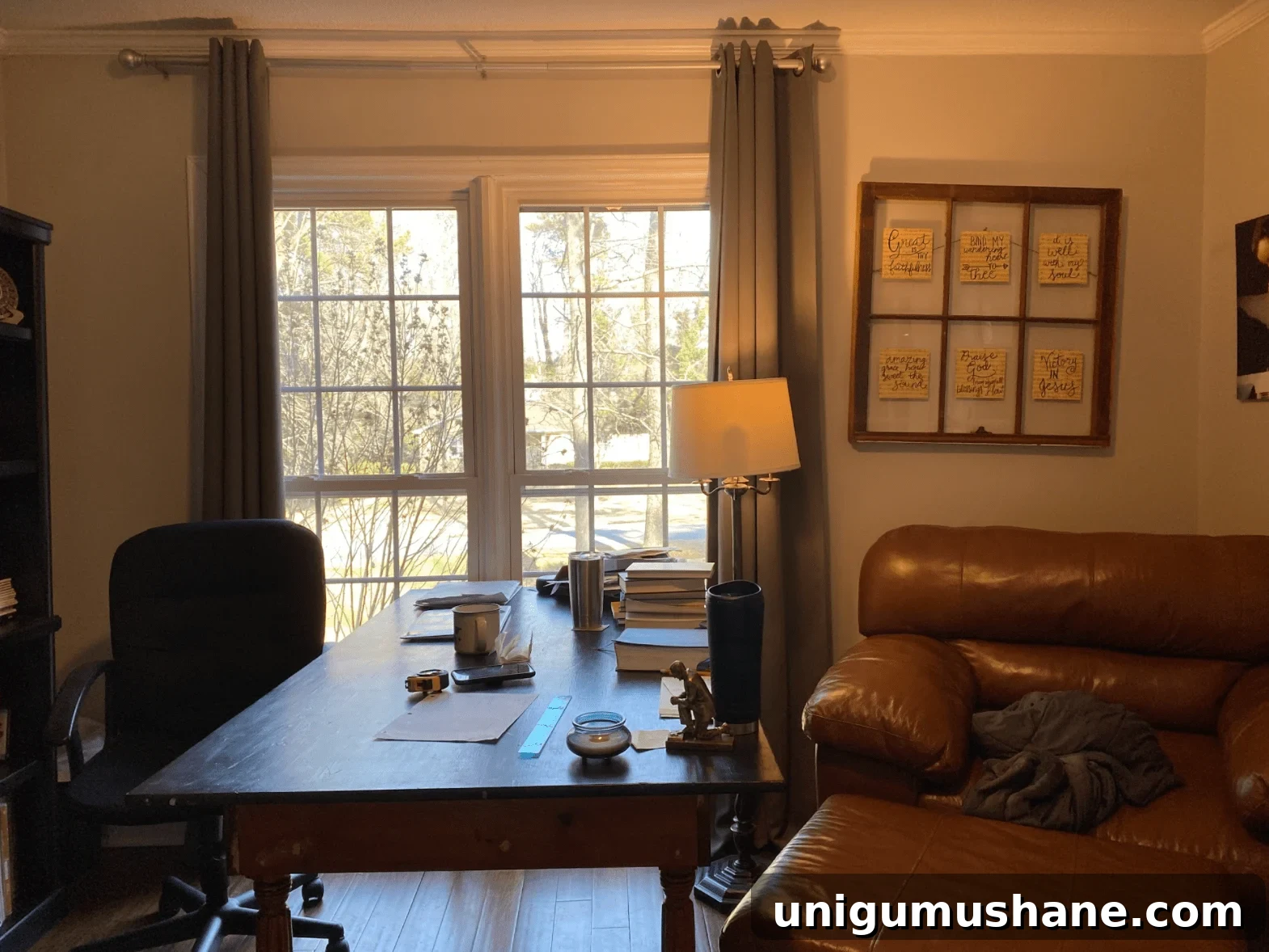 home office before