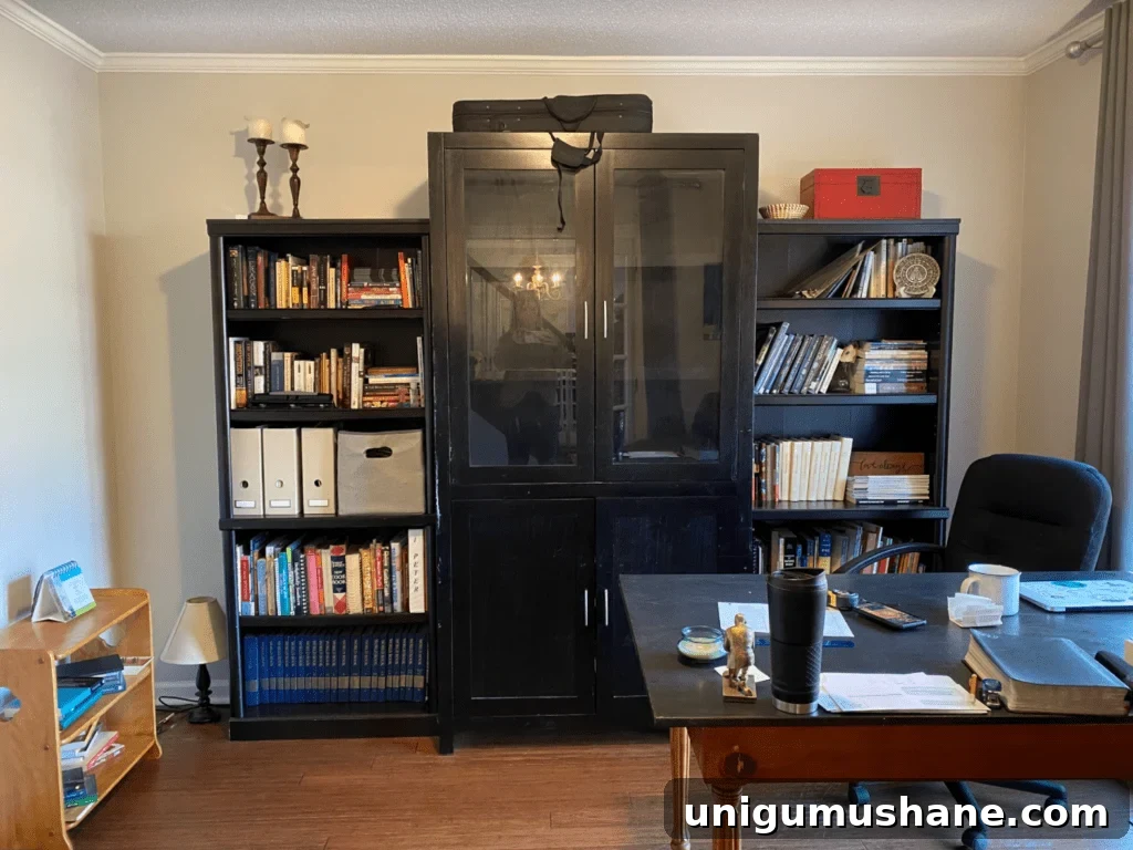 home office before