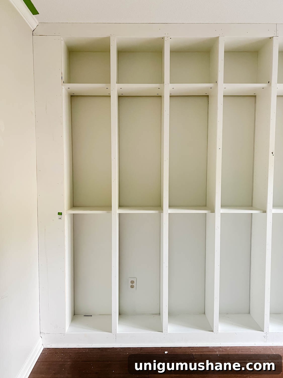 Convert IKEA Billy Bookcases into Built-In Bookshelves 21 boards added to IKEA billy bookcases to make them look like built in bookshelves
