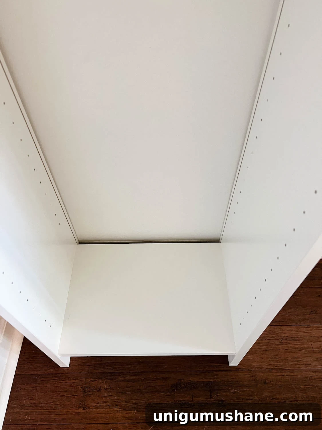 Convert IKEA Billy Bookcases into Built-In Bookshelves 6 gap at the back of an IKEA Billy bookcase hack