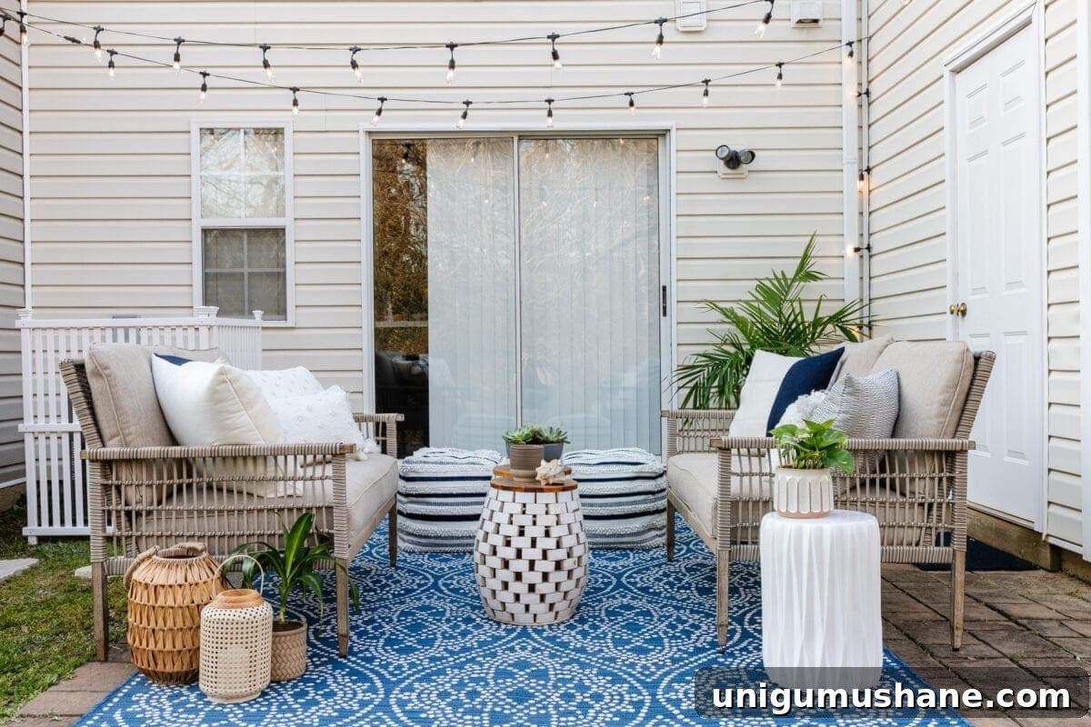 How to Hang Outdoor String Lights Anywhere in Your Backyard 40 patio string lights hanging from siding clips