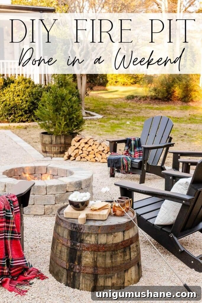How to Hang Outdoor String Lights Anywhere in Your Backyard 50 DIY fire pit