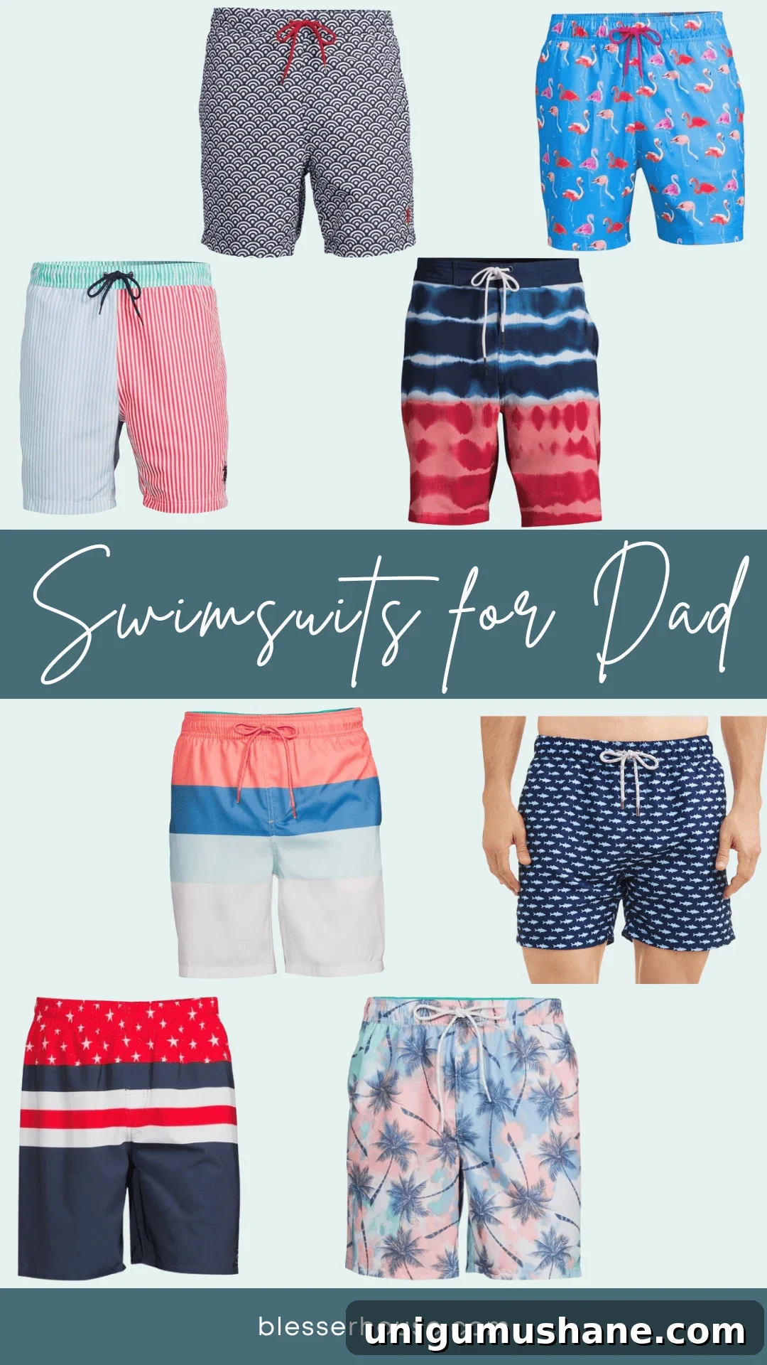 Must-Have Pool Toys for Kids and Adults This Summer 22 collage of recommended swim trunks for men