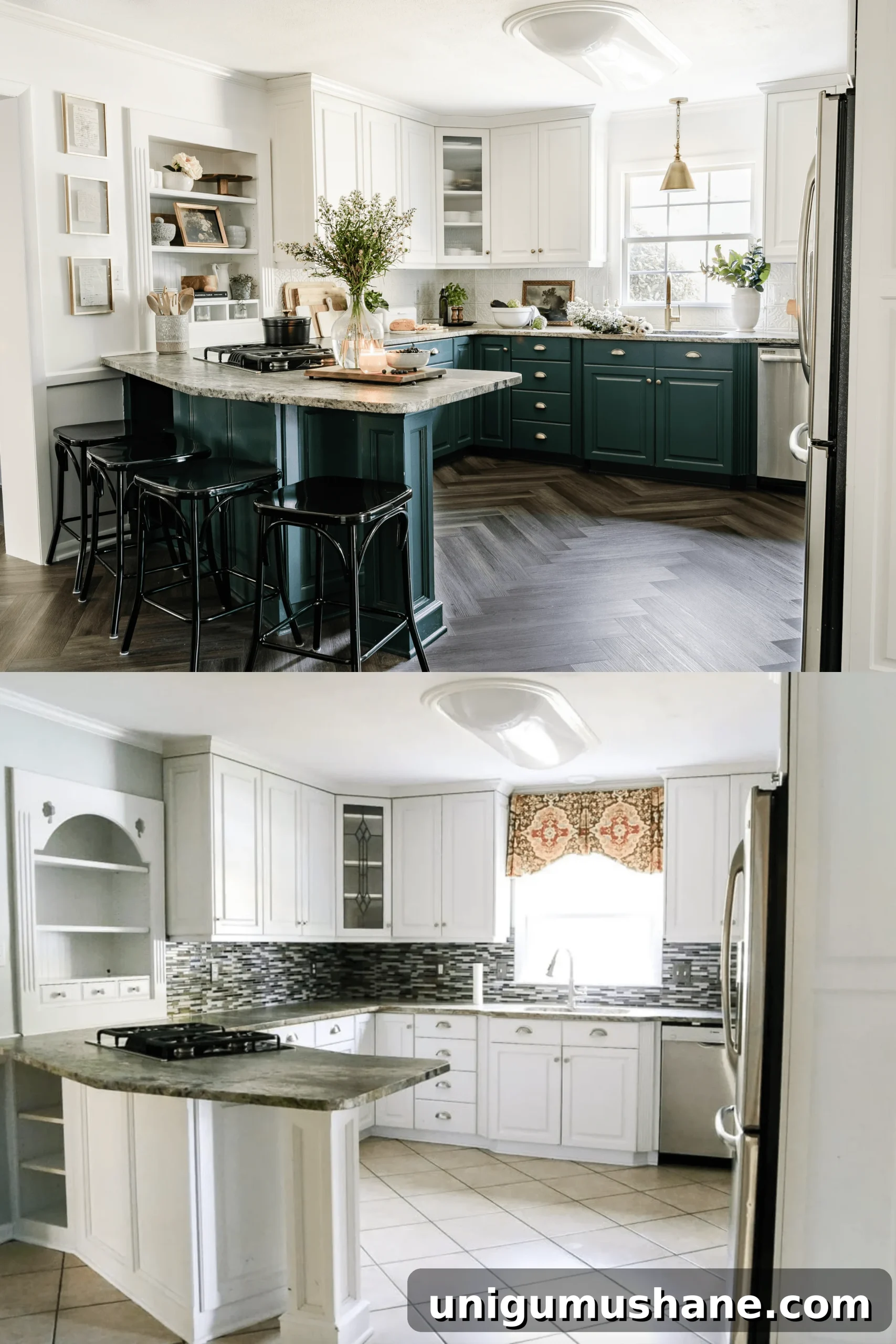 kitchen before and after
