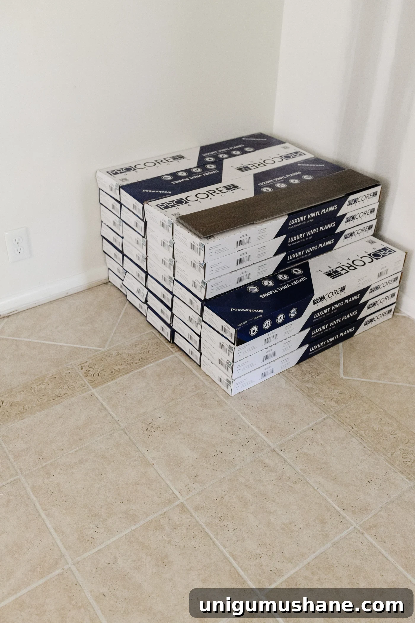 procore floors LVP installation over tile