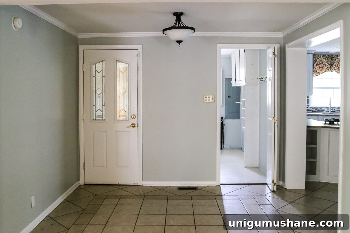 5-Year Home Transformation: Before and After Tour 18 gray and white breakfast nook before and after