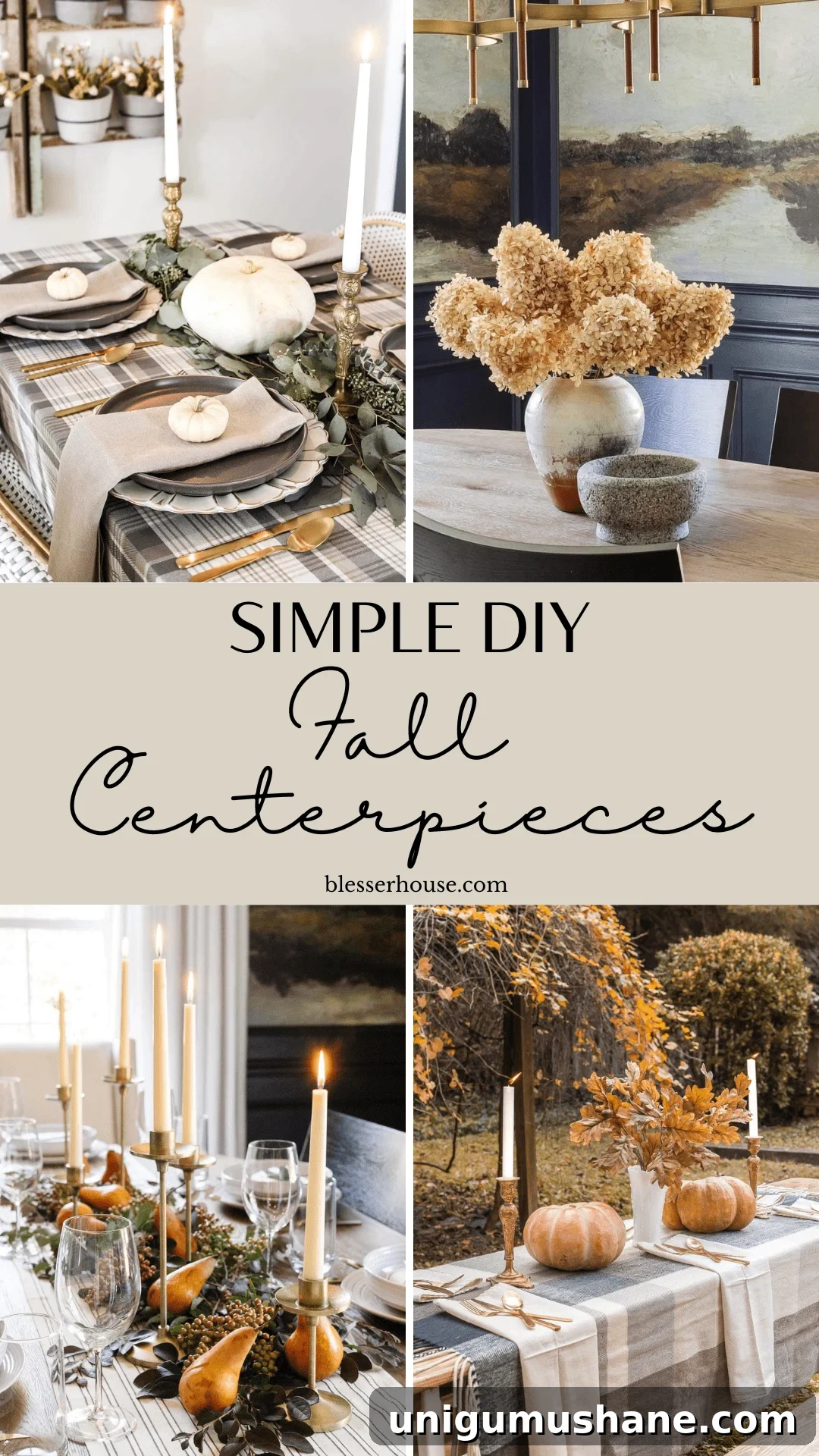 DIY Fall Centerpiece Ideas Using Autumn Branches 2 13 DIY fall centerpiece ideas that you can make in 5 minutes or less as welcoming fall table decor in a rush for any gathering.