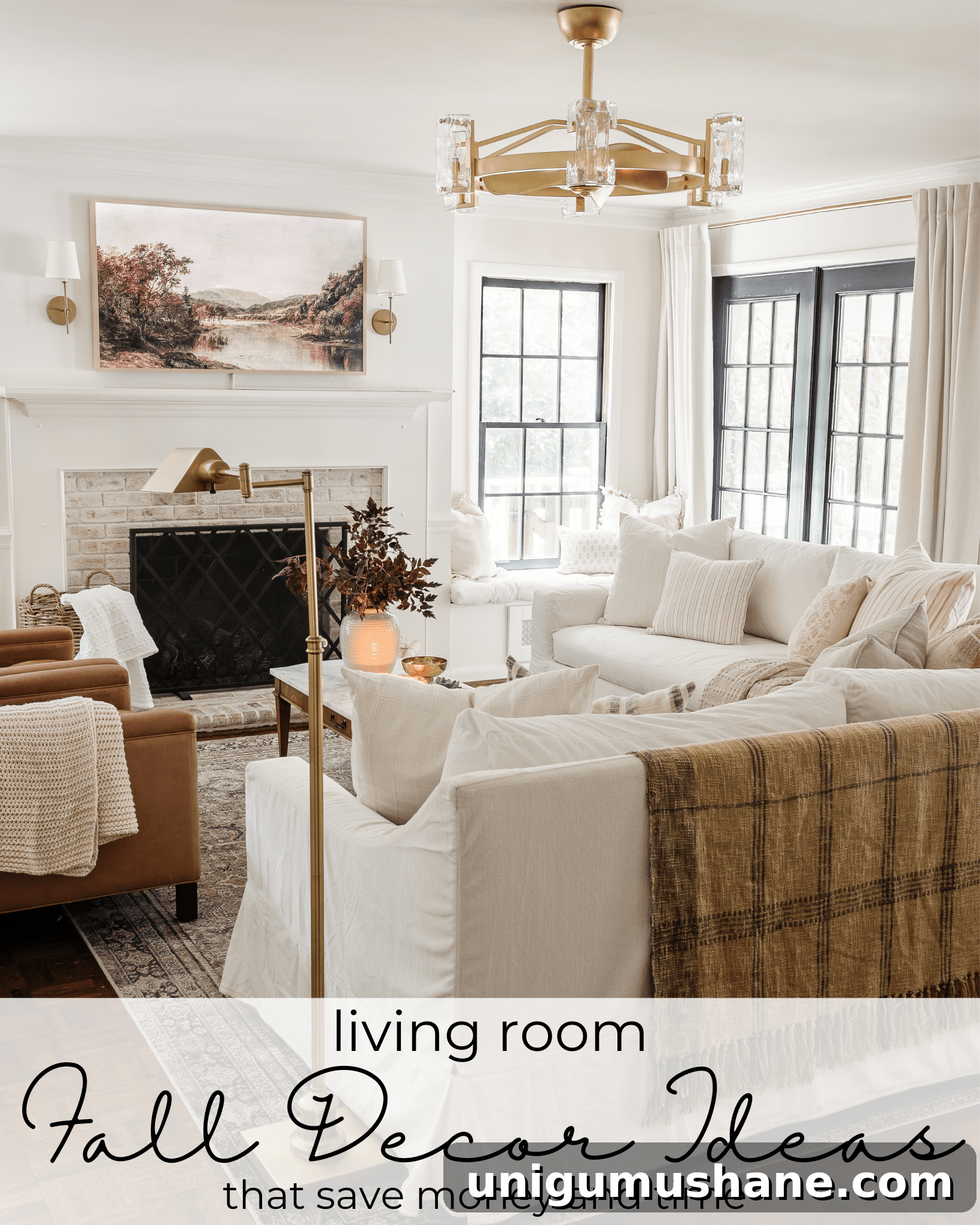 DIY Fall Centerpiece Ideas Using Autumn Branches 22 fall living room decor ideas