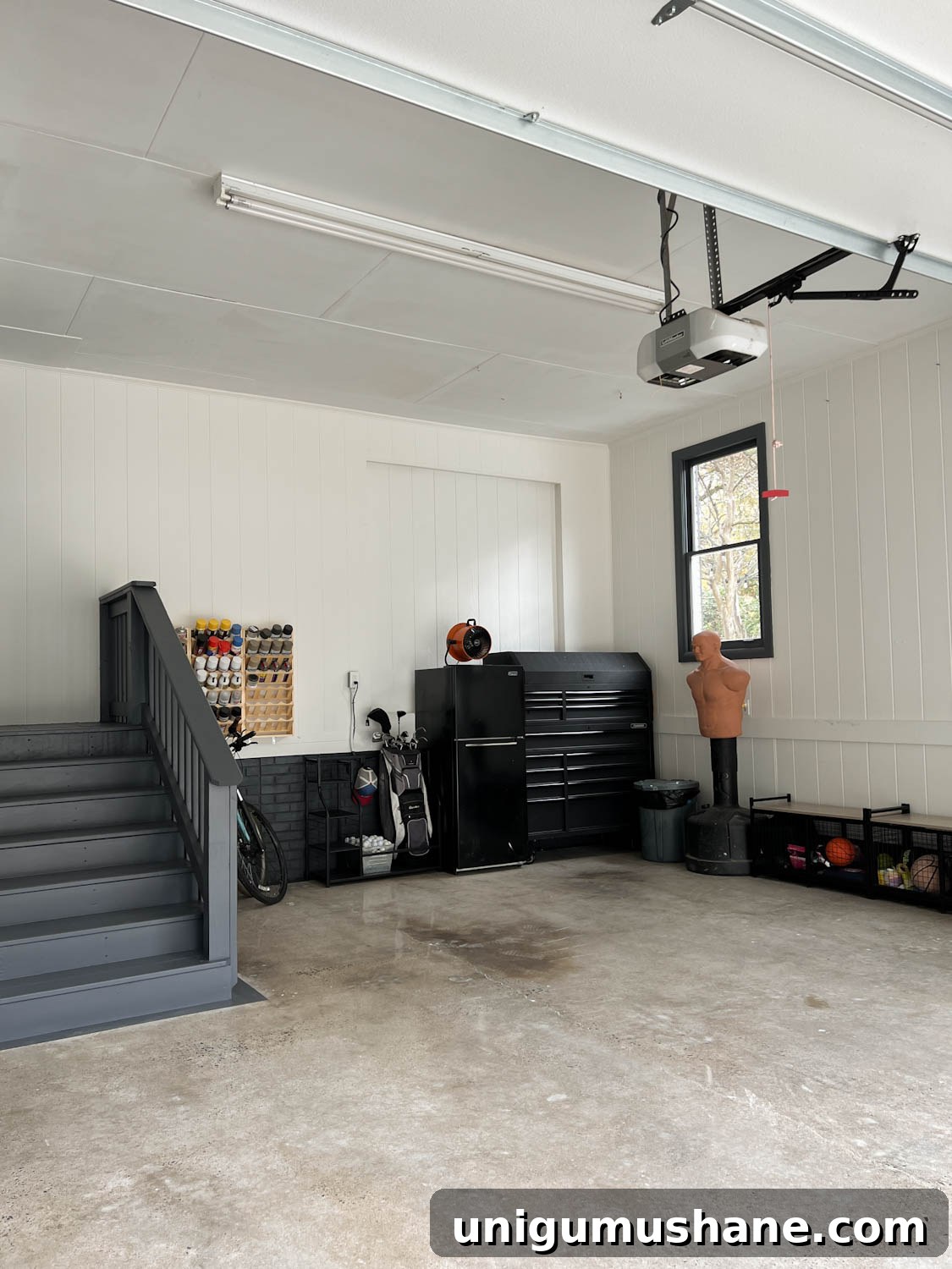Smart Garage Storage Ideas to Maximize Space 15 garage makeover using leftover paint and concrete floor grinding